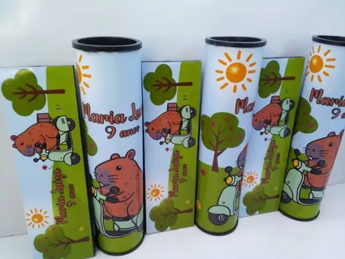 Kit Domino e Pega Varetas Personalizado Capivara
