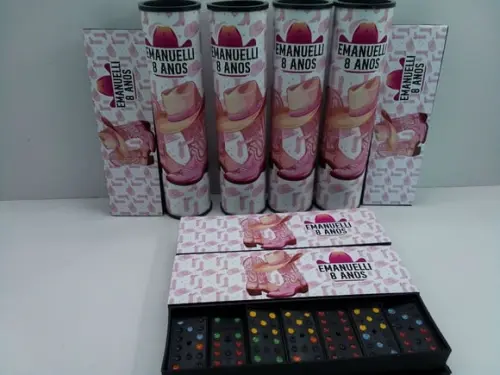 Kit Domino e Pega Varetas Personalizado Boiadeira