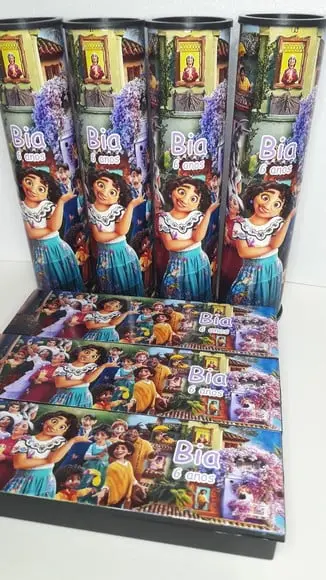 Kit Domino e Pega Varetas Personalizado Encanto