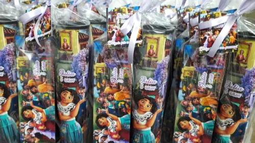 Kit Domino e Pega Varetas Personalizado Encanto