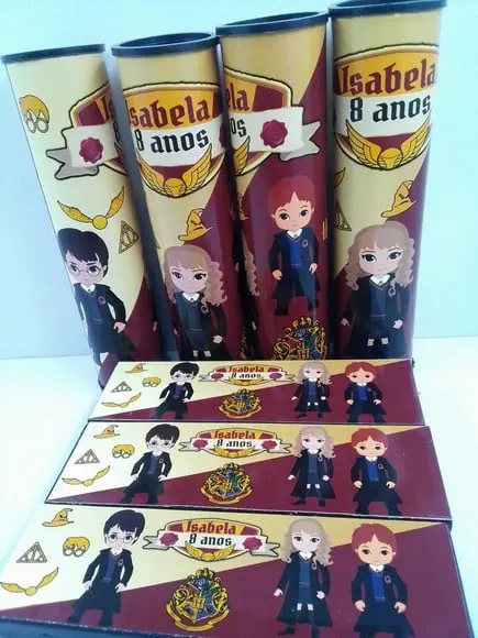 Kit Domino e Pega Varetas Personalizado Harry Potter