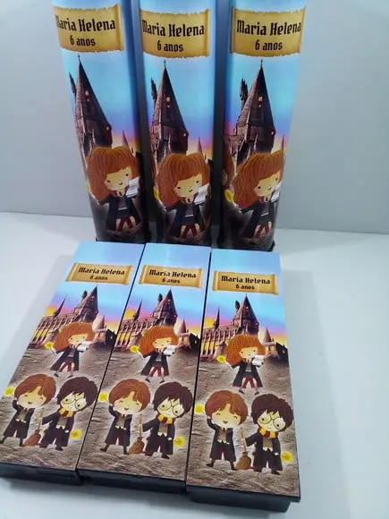 Kit Domino e Pega Varetas Personalizado Harry Potter