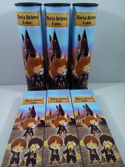 Kit Domino e Pega Varetas Personalizado Harry Potter