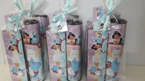 Kit Domino e Pega Varetas Personalizado Jasmine e Aladim
