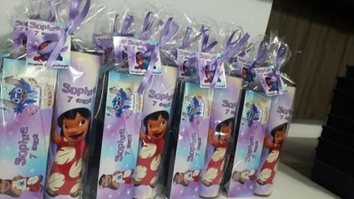 Kit Domino e Pega Varetas Personalizado Lilo e Stitch