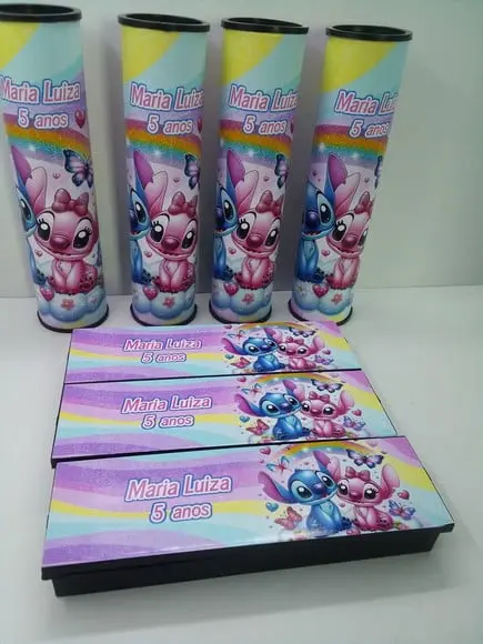 Kit Domino e Pega Varetas Personalizado Lilo e Stitch