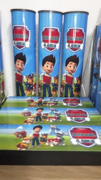 Kit Domino e Pega Varetas Personalizado Patrulha Canina