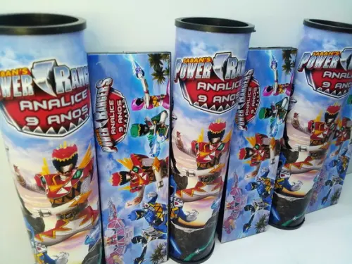 Kit Domino e Pega Varetas Personalizado Power Rangers