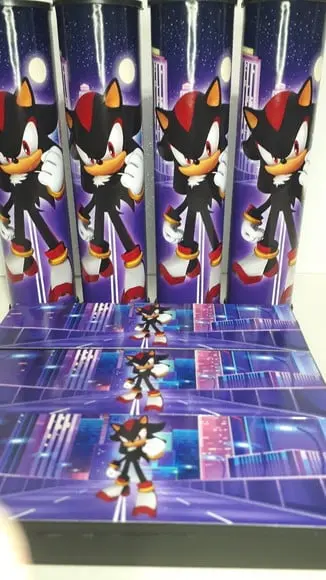 Kit Domino e Pega Varetas Personalizado Sonic