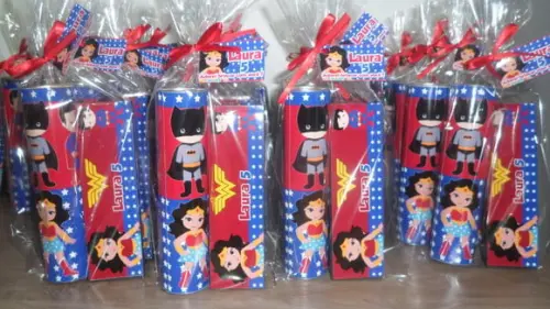 Kit Domino e Pega Varetas Personalizado Super Herois