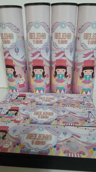 Kit Domino e Pega Varetas Personalizado Tema Bailarina