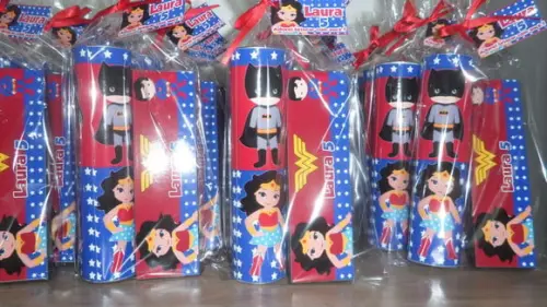 Kit Domino e Pega Varetas Personalizado Super Herois
