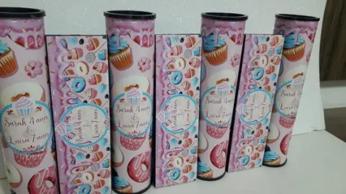 Kit Domino e Pega Varetas Personalizado Tema Doces