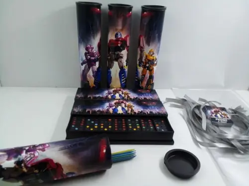 Kit Domino e Pega Varetas Personalizado Tema Transformers