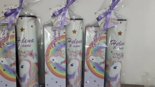 Kit Domino e Pega Varetas Personalizado Unicornio