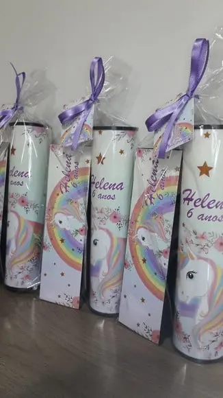 Kit Domino e Pega Varetas Personalizado Unicornio