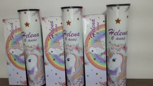 Kit Domino e Pega Varetas Personalizado Unicornio