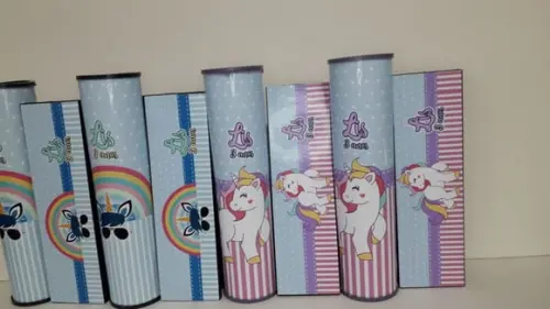 Kit Domino e Pega Varetas Personalizado Unicornio