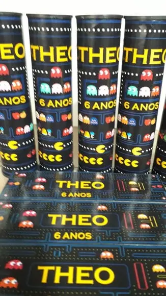 Kit Domino e Pega Varetas Personalizado Video Game