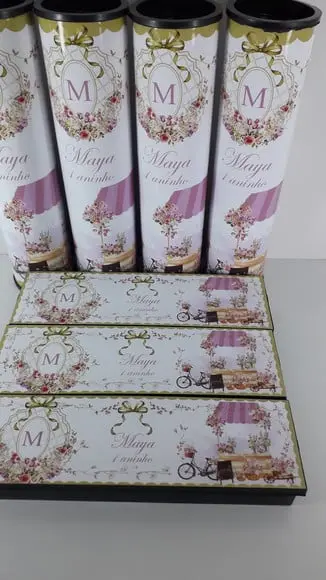 Kit Domino e Pega Varetas Personalizadojardim Encantado