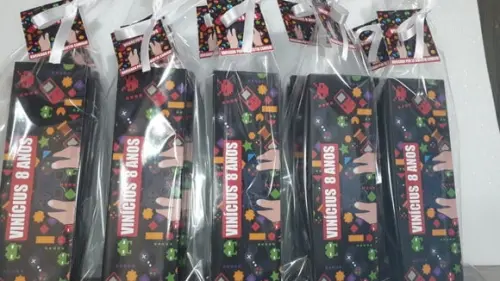 Kit Domino e Pega Varetas Personalizado Video Game