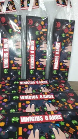 Kit Domino e Pega Varetas Personalizado Video Game