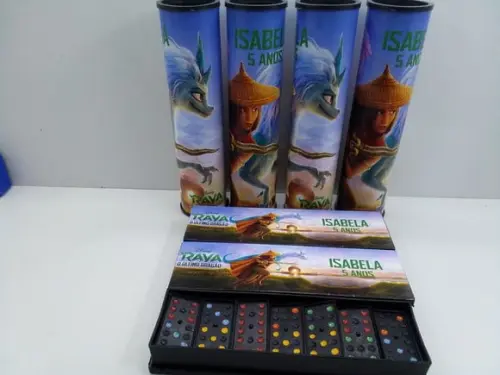 Kit Domino e Pega Varetas Raya o Último Dragão