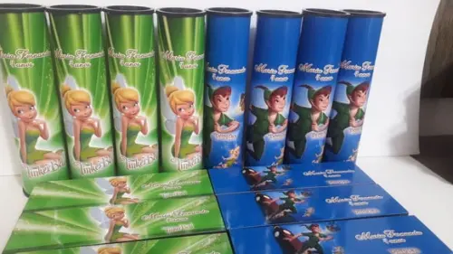 Kit Domino e Pega Varetas Sininho e Peter Pan