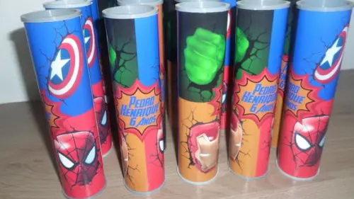 Kit Domino e Pega Varetas Super Herois