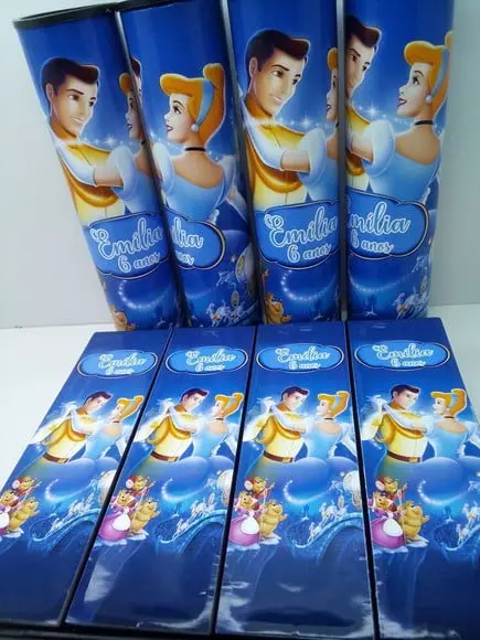 Kit Domino e Pega Varetas Tema Cinderela