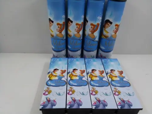 Kit Domino e Pega Varetas Tema Cinderela