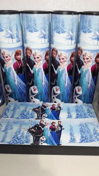 Kit Domino e Pega Varetas Tema Frozen