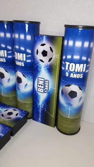 Kit Domino e Pega Varetas Tema Futebol com 2 Nomes
