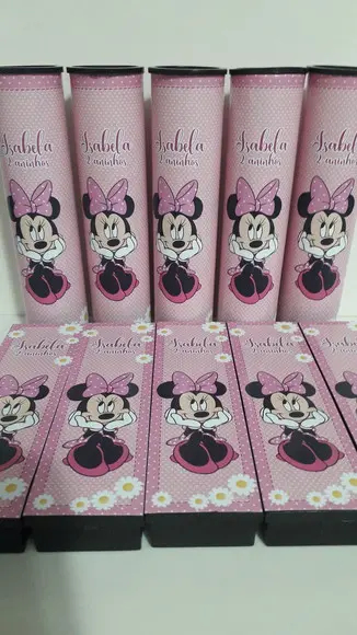 Kit Domino e Pega Varetas Tema Minnie