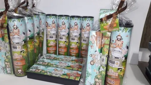 Kit Domino e Pega Varetas Tema Safari Baby