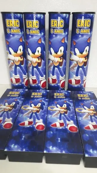 Kit Domino e Pega Varetas Tema Sonic