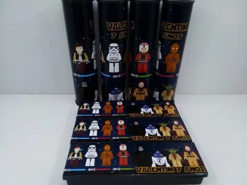 Kit Domino e Pega Varetas Tema Star Wars
