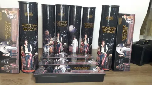 Kit Domino e Pega Varetas Tema Star Wars