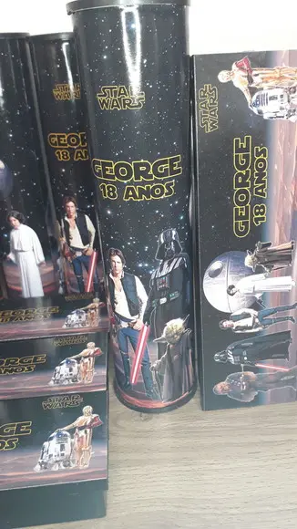 Kit Domino e Pega Varetas Tema Star Wars