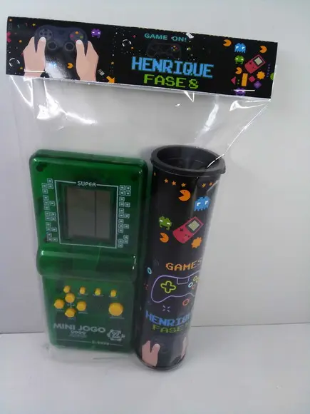 Kit Jogo Game Retro + Pega Varetas Tema Game