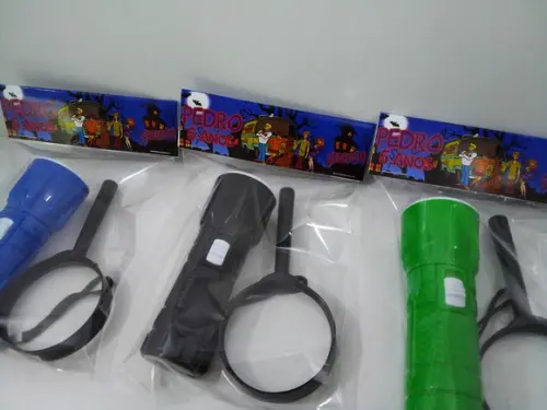 Kit Lanterna e Lupa Tema Scooby Doo