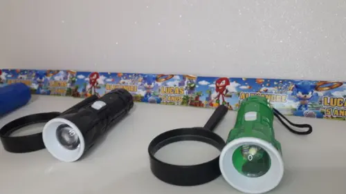 Kit Lanterna e Lupa Tema Sonic