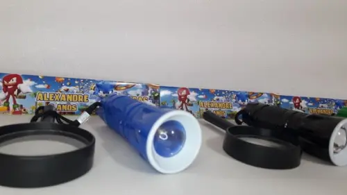 Kit Lanterna e Lupa Tema Sonic