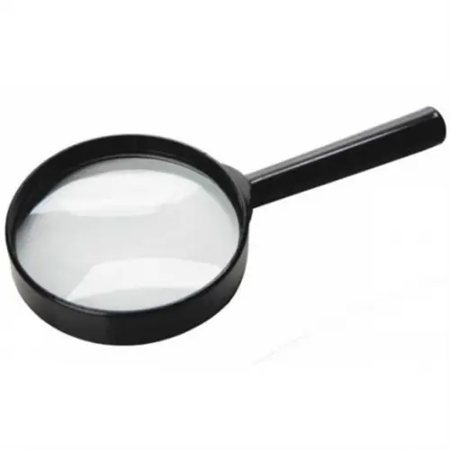 Kit Maleta Acrilica + Binóculo Prata + Lupa