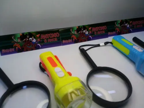 Kit Lanterna e Lupa Temas Scooby Doo