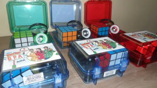 Kit Maletinha Dpa + Lupa + Lanterna + Cubo Magico