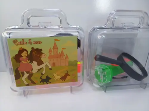 Kit Maletinha Lanterna e Lupa Princesinha