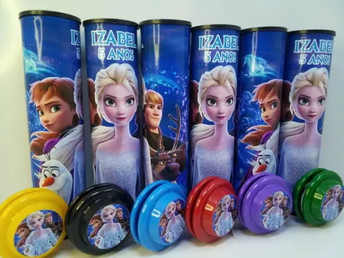 Kit Pega Varetas e Ioiô Tema Frozen