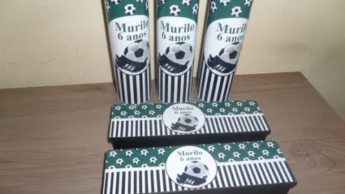 Kit Sacolinha + Domino + Pega Varetas Futebol