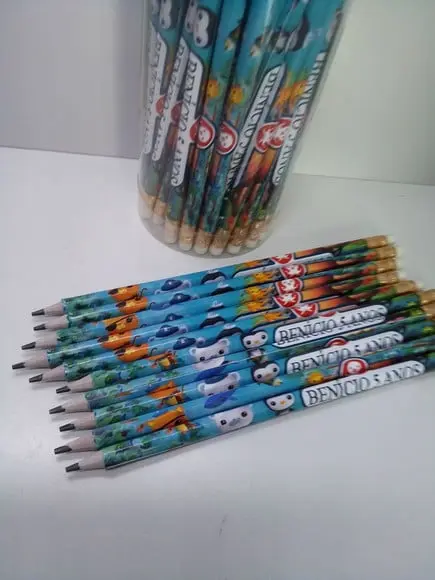 Lápis Personalizado no Tema da Sua Festa